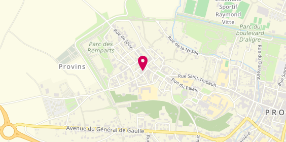 Plan de Confiserie Saint-Jean, 6 Rue Saint-Jean, 77160 Provins