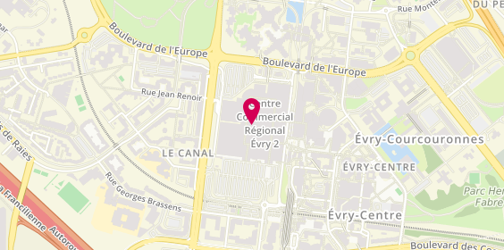 Plan de Jeff de Bruges - Martial, 2 Boulevard de l'Europe, 91000 Évry-Courcouronnes