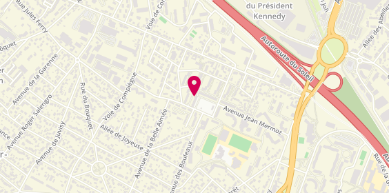 Plan de Boulangerie Patisserie Artisanale Asma, 9 Avenue Guillaumet, 91170 Viry-Châtillon