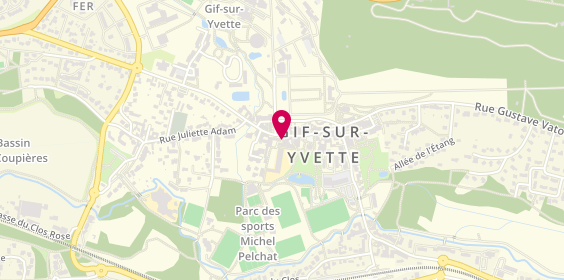 Plan de Gourmandises et Beaux Objets, 25 Rue Henri Amodru, 91190 Gif-sur-Yvette