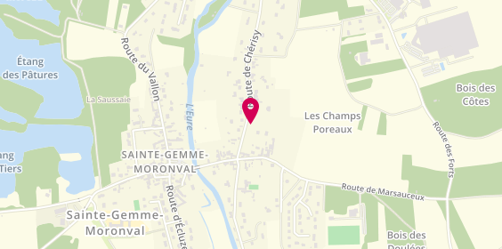 Plan de Delaneau Christophe, Route de Cherisy, 28500 Sainte-Gemme-Moronval