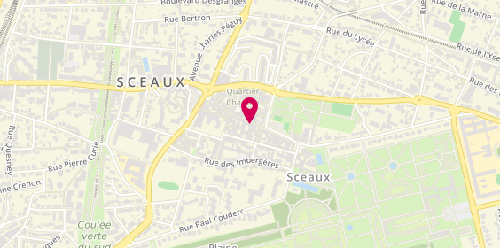 Plan de De Neuville, 43 Rue Houdan, 92330 Sceaux