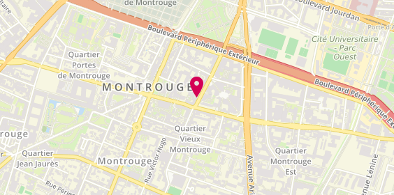 Plan de L'Éphémère Douceur, 54 avenue Henri Ginoux, 92120 Montrouge