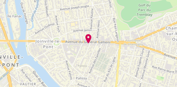 Plan de Leonidas, 36 avenue du Général Gallieni, 94340 Joinville-le-Pont
