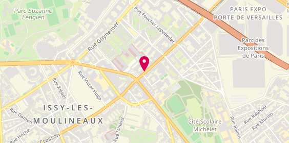 Plan de De Neuville, 42 Rue Ernest Renan, 92130 Issy-les-Moulineaux