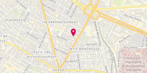 Plan de Choco au carré, 5 Rue Mouton-Duvernet, 75014 Paris