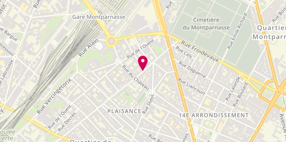 Plan de Mon Jardin chocolaté, 28 Rue Raymond Losserand, 75014 Paris