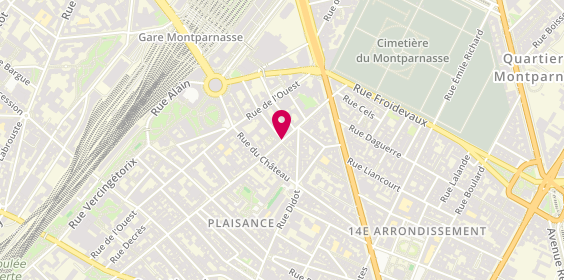 Plan de Confiserie Artisanale Ak, 31 Rue Raymond Losserand Local A Droite, 75014 Paris