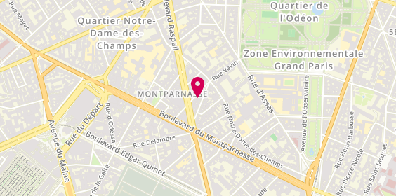 Plan de Petits Carreaux de Paris, 6 Rue Bréa, 75006 Paris