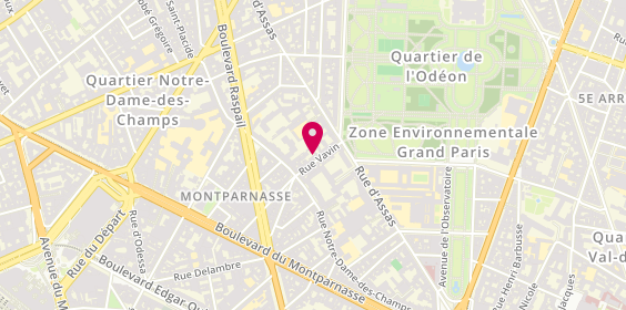 Plan de QK Confiserie Paris, 10 Rue Vavin, 75006 Paris