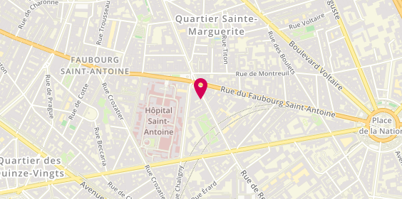Plan de Querida, 16 Rue de Reuilly, 75012 Paris