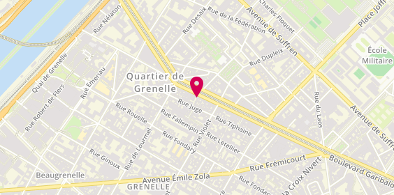 Plan de Maison de la Barbe à Papa, 76 Boulevard de Grenelle, 75015 Paris