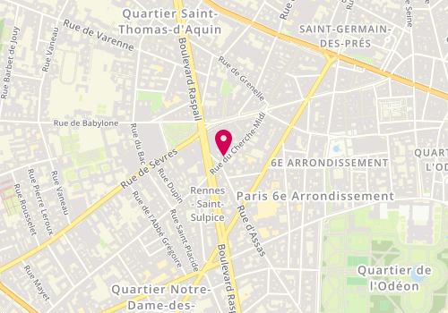 Plan de Puyricard, 24 Rue du Cherche-Midi, 75006 Paris