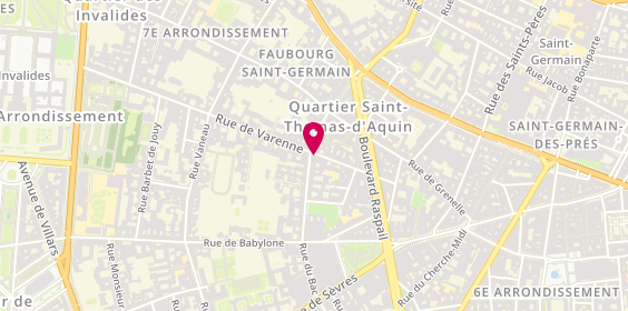 Plan de Jacques Genin, 27 Rue de Varenne, 75007 Paris