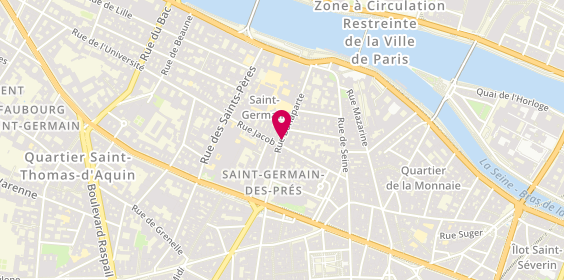 Plan de Ladurée, 21 Rue Bonaparte, 75006 Paris