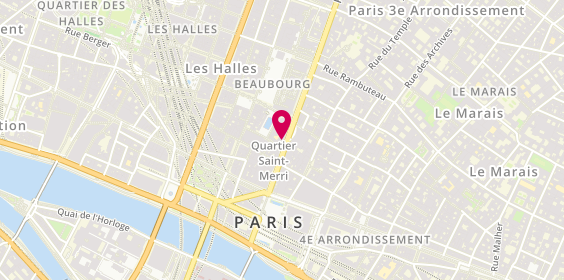 Plan de Nout kaz à Paris, 21 Rue du Renard, 75004 Paris
