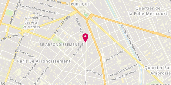 Plan de Jacques Genin, 133 Rue de Turenne, 75003 Paris