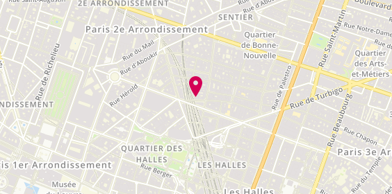 Plan de G. Detou Paris, 58 Rue Tiquetonne, 75002 Paris