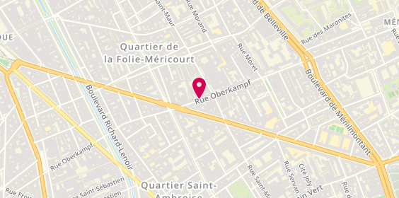 Plan de Maître Dattier, 99 Rue Oberkampf, 75011 Paris