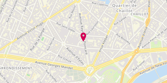Plan de Damyel, 33 avenue Raymond Poincaré, 75116 Paris