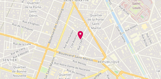Plan de Fifi la Praline, 11 Rue Taylor, 75010 Paris