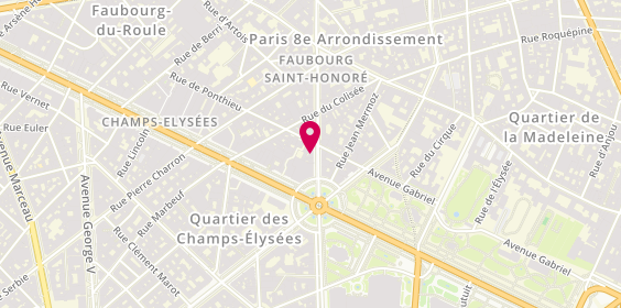 Plan de Jadis Gourmant, 49 Bis avenue Franklin Delano Roosevelt, 75008 Paris