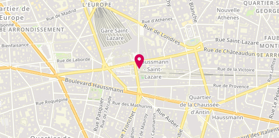 Plan de Atelier du Chocolat de Bayonne, 109 Rue du Havre, 75009 Paris
