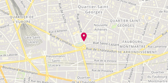 Plan de La Bonbonnière de la Trinité, 4 d'Estienne d'Orves, 75009 Paris