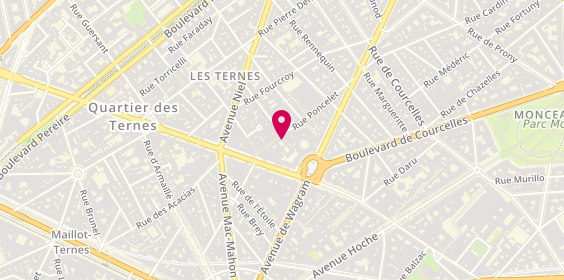 Plan de Leonidas Poncelet, 10 Rue Poncelet, 75017 Paris