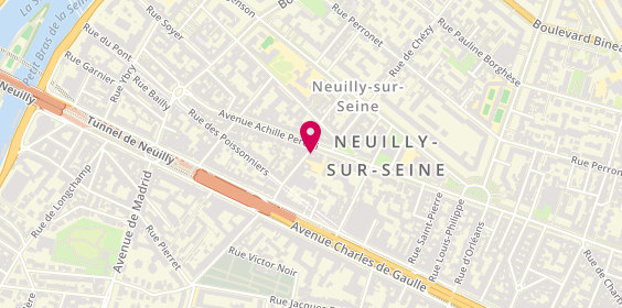 Plan de Jeff de Bruges, 22 Rue des Huissiers, 92200 Neuilly-sur-Seine
