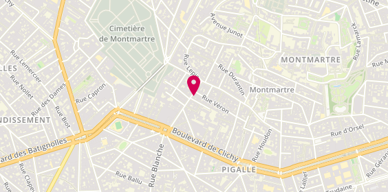 Plan de Jeff de Bruges, 24 Rue Lepic, 75018 Paris
