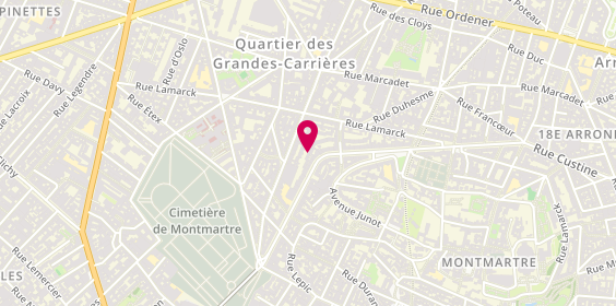 Plan de Arnaud Larher, 53 Rue Caulaincourt, 75018 Paris