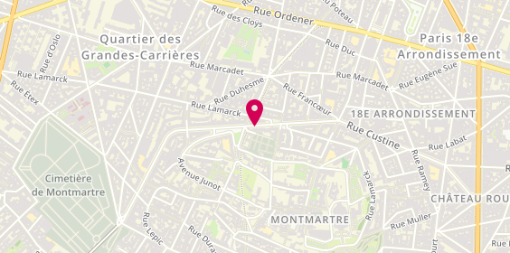 Plan de Thé Bon Thé Bio, 98 Rue Caulaincourt, 75018 Paris