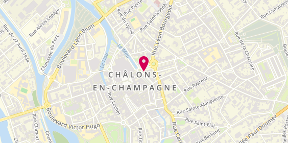 Plan de Aux P'tits Plaisirs, 3 Pl. Alexandre Godart, 51000 Châlons-en-Champagne