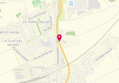 Plan de Shopamat, Centre Commercial Leclerc Val d' Halatte Avenue Auvelais, 60700 Pont-Sainte-Maxence