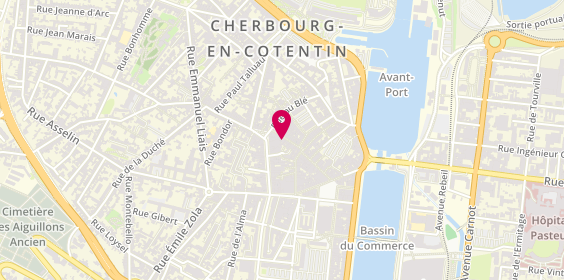 Plan de Léonidas, Rue du Commerce 22, 50100 Cherbourg-en-Cotentin