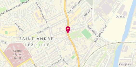 Plan de Pâtisserie Devulder, 76 Rue du Général Leclerc, 59350 Saint-André-lez-Lille