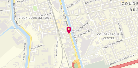 Plan de Au Sucre d'Orge, 1 Rue Gustave Fontaine, 59210 Coudekerque-Branche
